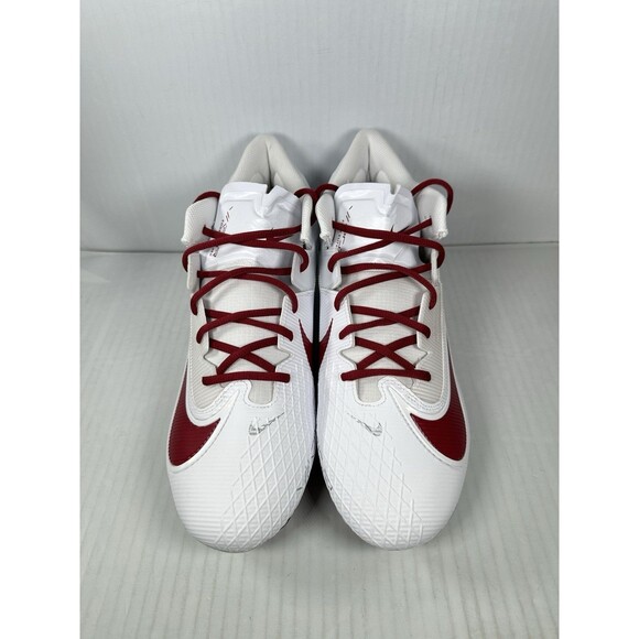Size 14 Nike Vapor Edge Elite 360 2 TB Promo Team White Red Cleats FD5713-105 main image 4